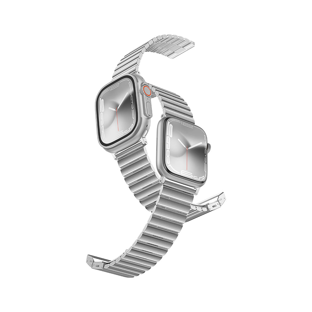 Amazingthing Titan Steel Apple Watch 46mm Metal Kordon - 3 Amazingthing Titan Steel Apple Watch 46mm Metal Kordon - 3